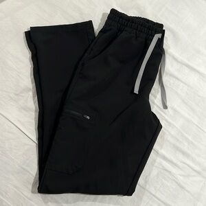 Figs Women’s Black High Waisted Dowa pants. Sz- M (tall). Black.